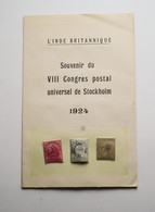 Lotes Y Colecciones.Extranjero.  *. (1932ca). Interesante Conjunto De Siete Carpetillas O Libros Souvenir De Congresos D - Collections (without Album)