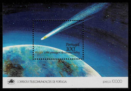 Portugal 1986, Michel# Block 51 ** Komet Halley - Hojas Bloque