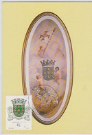 Portugal & Maximum Card, Funchal City Coat Of Arms By Alfredo Migueis 1941, Funchal 1996 (2) - Timbres