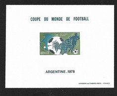 Monaco Bloc Spécial Gommé N°10a** Du Timbre N°1138, Coupe Du Monde Football 1978 En Argentine. Cote 500€ - Variedades Y Curiosidades