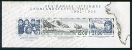 GREENLAND 2003  Expeditions II:  Danish Literary Expedition Block MNH / **.  Michel Block 25 - Bloques