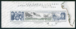 GREENLAND 2003  Expeditions II:  Danish Literary Expedition Block Used.  Michel Block 25 - Bloques