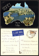 Australia Sydney Panorame Map Nice Stamp #29151 - Sydney