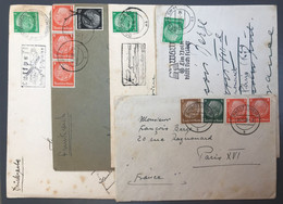 Allemagne - Lot De 5 Enveloppes Années 30 & 40 - (A1194) - Cartas & Documentos