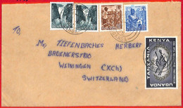 Aa2346 - KUT Kenya - POSTAL HISTORY - Cover To SWITZERLAND 1965 Agricolture - Altri & Non Classificati