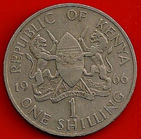 KENYA 1 SHILLING - 1966 - Kenya