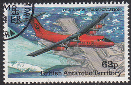 British Antarctic Territory 1994 Used Sc #222 62p DHC-6 Twin Otter - Used Stamps