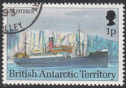 British Antarctic Territory 1993 Used Sc #202 1p SS Fitzroy Research Ships - Gebraucht