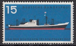 GERMANY Bundes 257,unused,ships - Ungebraucht