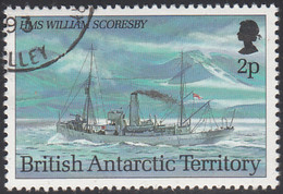 British Antarctic Territory 1993 Used Sc #203 2p HMS William Scoresby Research Ships - Gebraucht