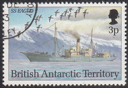 British Antarctic Territory 1993 Used Sc #204 3p SS Eagle Research Ships - Oblitérés