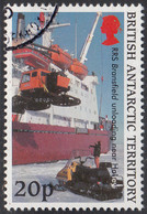 British Antarctic Territory 2000 Used Sc #289 20p RRS Bransfield Unloading - Oblitérés