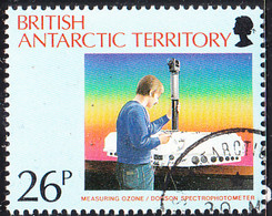 British Antarctic Territory 1991 Used Sc #177 26p Measuring Ozone - Usati