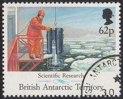 British Antarctic Territory 1991 Used Sc #187 62p Scientific Research - Used Stamps