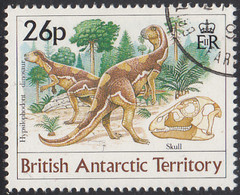 British Antarctic Territory 1991 Used Sc #173 26p Hypsilophodont Dinosaur - Gebraucht