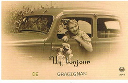 33 UN BONJOUR  DE   GRADIGNAN     CPM  TBE  VR1105 - Gradignan