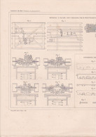 CHEMINS DE FER ,PLANS MOTEURS A FLUIDE SOUS PRESSION DE M.WESTINGHOUSE ,CABL M.LEMOINE LONGERON M.FOX  REF 71087 - Andere Pläne