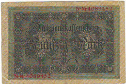 ALLEMAGNE - Germany - Reichsbanknote - 50 Marks 5.8.1914 - TTB - 50 Mark