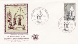 Enveloppe FDC 1487 150 Jaar Stedelijk Onderwijs Anterpen - 1961-70