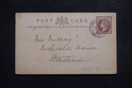 ROYAUME UNI - Entier Postal Avec Repiquage De Lochearnhead En 1891 - L 97396 - Material Postal