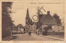 Postkaart-Carte Postale RUISELEDE - Kasteelstraat, Gemeentehuis En Kerkzicht  (C639) - Ruiselede