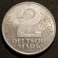 RDA - ALLEMAGNE - GERMANY - 2 DEUTSCHE MARK 1957 A - KM 14 - 2 Mark