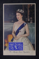 ROYAUME UNI - Carte Maximum En 1953 De La Reine Elisabeth II - L 97404 - Maximum Cards