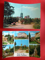 2 X Großer Inselsberg - Schloss Reinhardsbrunn - Trusetaler Wasserfall - Thüringen - 1963, 1976 - Tabarz