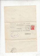 LUCO Dei MARSI (AQ) 1949 - Documento  Civile -.- - Décrets & Lois