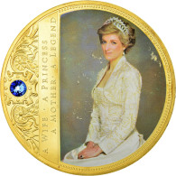 United Kingdom , Médaille, Portraits De La Princesse Diana, SUP+, Copper Gilt - Autres & Non Classés