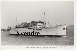 Aramis Paquebot 13.8.1932 - Steamers
