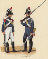 1816 - Gendarmerie Royale De Paris - 20,7 X 27 Cm - Police & Gendarmerie