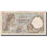 France, 100 Francs, Sully, 1942, 1942-02-12, TB+, Fayette:26.66, KM:94 - 100 F 1939-1942 ''Sully''