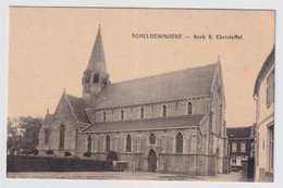 SCHELDEWINDEKE  KERK  S.CHRISTOFFEL - Oosterzele