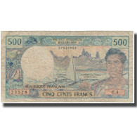 Billet, Tahiti, 500 Francs, Undated (1985), KM:25d, TB - Papeete (Polynésie Française 1914-1985)