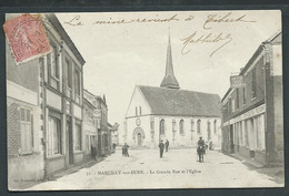 N° 51 -   MARCILLY SUR EURE / La Grande Rue Et L'église Obe3685 - Marcilly-sur-Eure