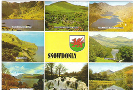 SCENES FROM SNOWDONIA, GWYNEDD, WALES. UNUSED POSTCARD Ew4 - Caernarvonshire