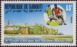 DJIBOUTI - 16éme Coupe D'Afrique Des Nations - Maroc 1988 - Copa Africana De Naciones