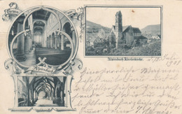 4415) GRUSS Aus ALPISBACH - Klosterkirche U. Inneres - - Tolle Sehr Alte LITHO 1901 - Alpirsbach