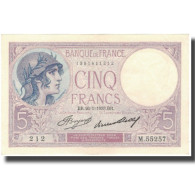 France, 5 Francs, Violet, 1933, 1933-05-26, SPL+, Fayette:3.17, KM:72e - 5 F 1917-1940 ''Violet''
