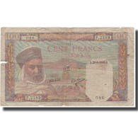 Billet, Algeria, 100 Francs, 1945, 1945-06-20, KM:85, TB - Algérie