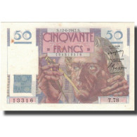 France, 50 Francs, Le Verrier, 1947, 1947-06-12, SUP+, Fayette:20.8, KM:127b - 50 F 1946-1951 ''Le Verrier''