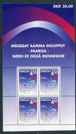 GREENLAND 2002 Paarisa Children's Project Block MNH / **.  Michel Block 23 - Nuovi