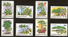 Rwanda Ruanda 1979 OCBn° 919-926 *** MNH Cote 6,25 Euro Arbres Et Arbustes Bomen Trees - Unused Stamps