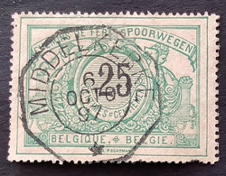 TR18 - Gestempeld TELEGRAAFSTEMPEL MIDDELKERKE - 1895-1913