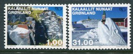 GREENLAND 2002 Nordic Countries: Contemporary Art MNH / **.  Michel 376-77 - Unused Stamps