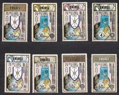 Rwanda Ruanda 1980 OBCn° 969-976 *** MNH  Cote 3,75 Euro 75° Anniversaire Rotary - Unused Stamps