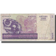 Billet, Madagascar, 1000 Ariary, 2004, KM:89a, TB+ - Madagascar