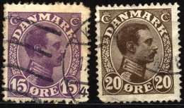 Denmark 1913 Mi 69-70 King Christian X - Autres & Non Classés