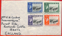 Aa2376  - UGANDA  - POSTAL HISTORY -  FDC Cover  To GB  - 1962 NILE - Uganda (...-1962)